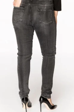 Black washed jeans DENIM