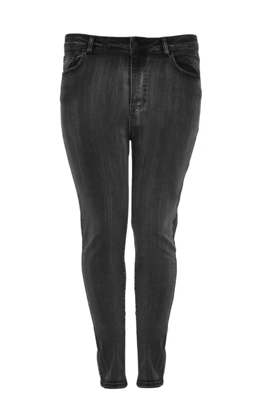 Black washed jeans DENIM