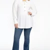 Blouse flare met pofmouwen DOLCE