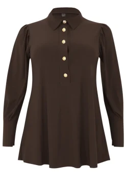 Blouse flare met pofmouwen DOLCE