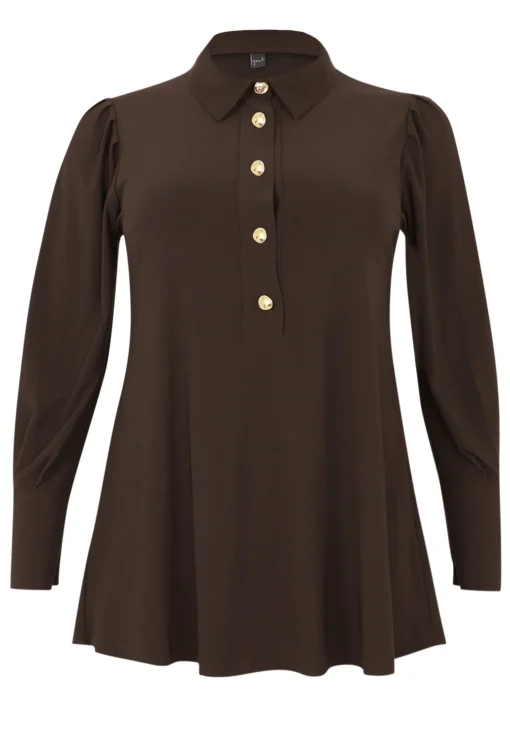 Blouse flare met pofmouwen DOLCE