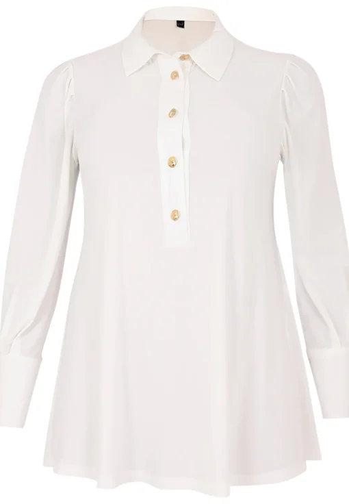 Blouse flare met pofmouwen DOLCE