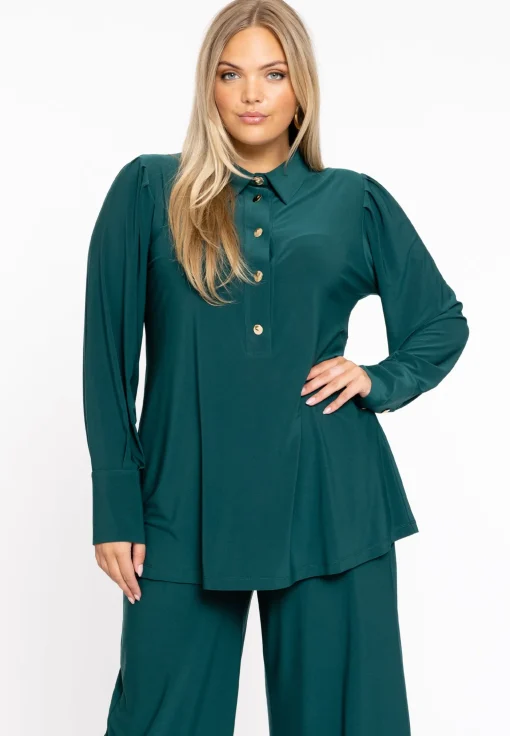 Blouse flare met pofmouwen DOLCE
