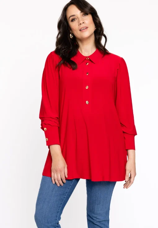 Blouse flare met pofmouwen DOLCE