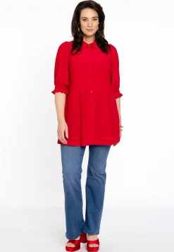 Blouse met pofmouwen Dolce