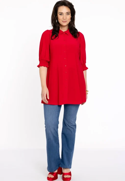 Blouse met pofmouwen Dolce