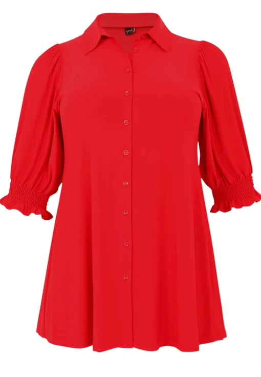 Blouse met pofmouwen Dolce