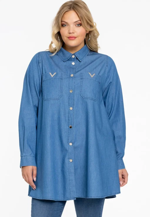 Blouse swing CHAMBRAY