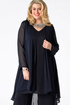 Blouse-jasje voile UNI