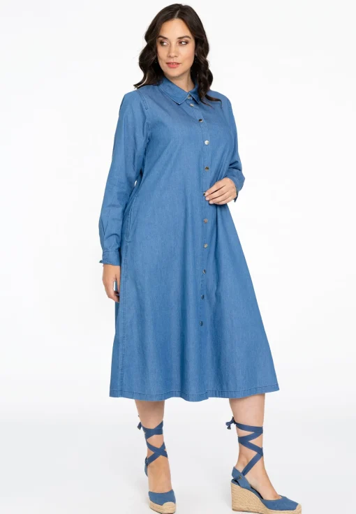 Blouse-jurk CHAMBRAY