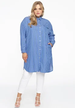 Blouse-jurk SMALL STRIPE