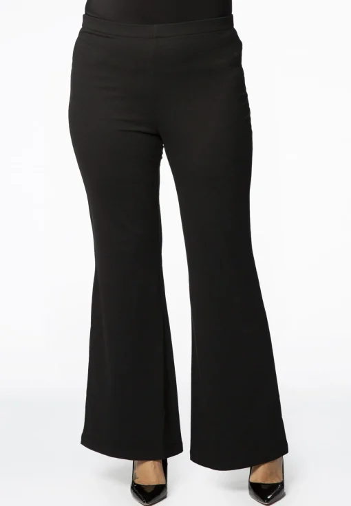 Boot-cut pants INTERLOCK