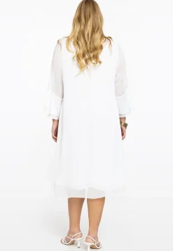 Cardi-blouse met ruches VOILE