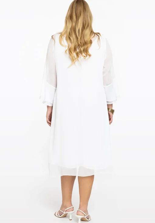 Cardi-blouse met ruches VOILE