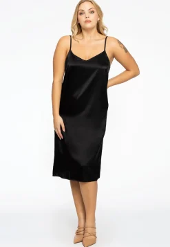 Dress spaghetti silk
