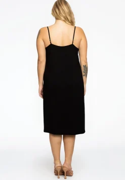 Dress spaghetti silk