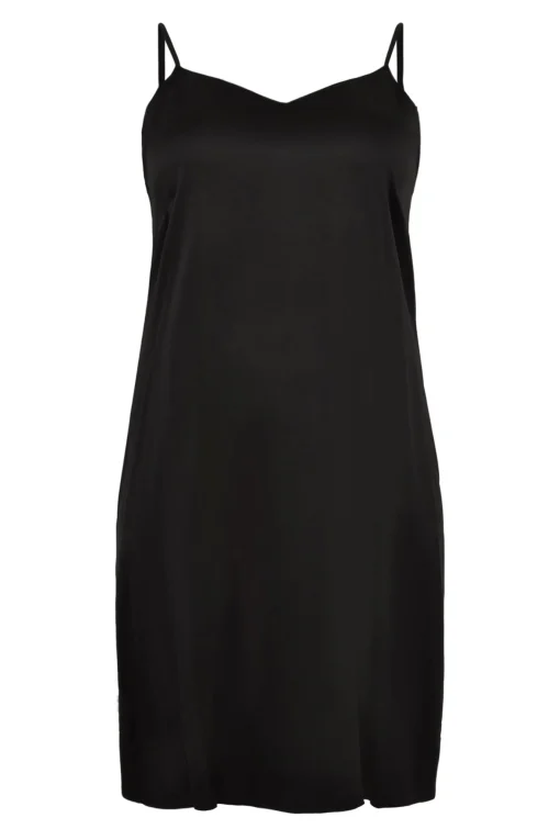 Dress spaghetti silk