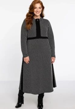 Dress Zipper JAQUARD KNIT