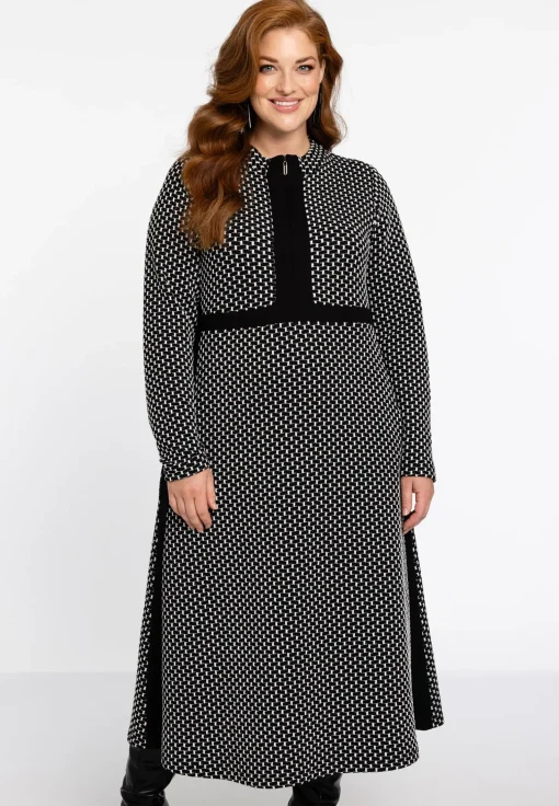 Dress Zipper JAQUARD KNIT