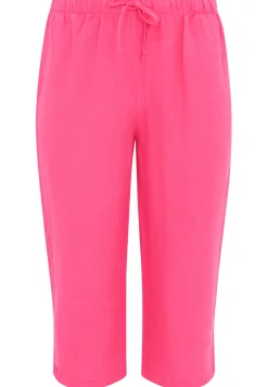Driekwart broek taillekoord LINEN