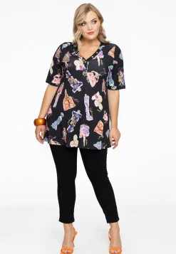 Jeans 7/8 met rits