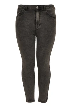 Jeans 7/8 met rits