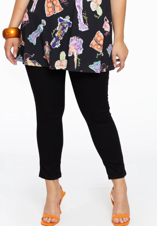 Jeans 7/8 met rits