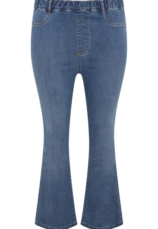 Jegging bootleg denim