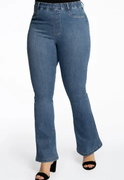 Jegging bootleg denim