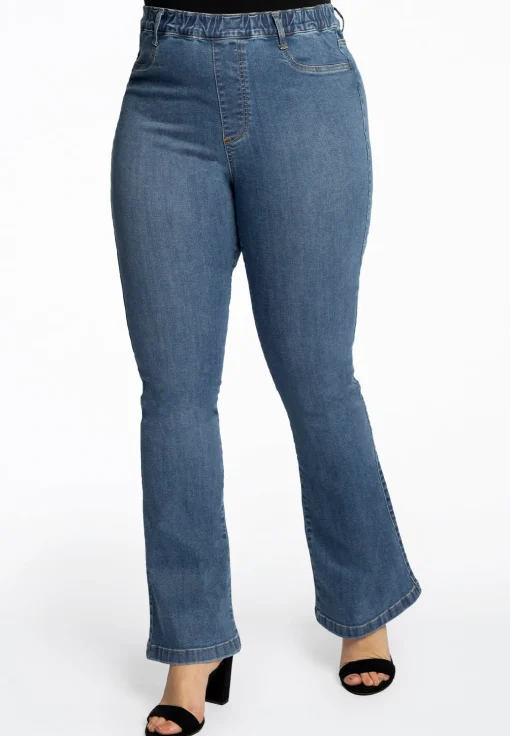 Jegging bootleg denim