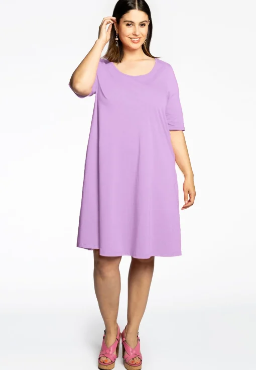 Jurk A-lijn COTTON