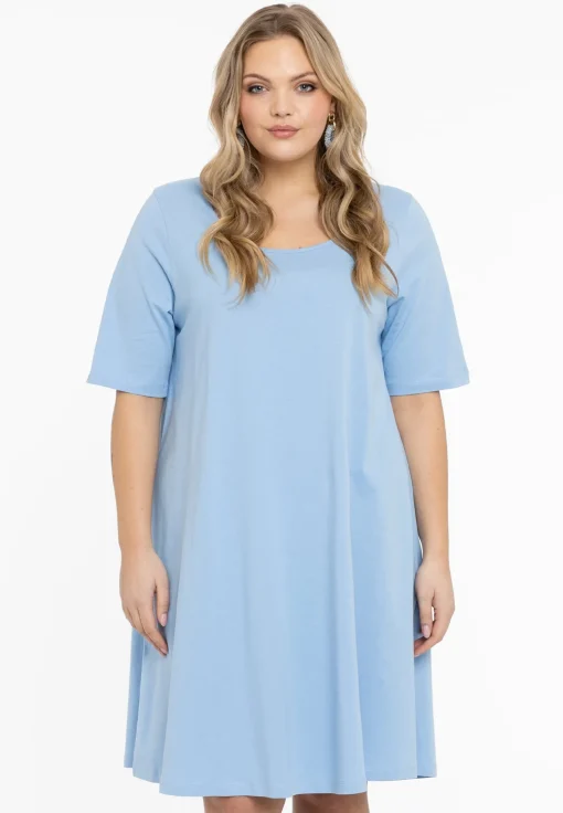 Jurk A-lijn COTTON