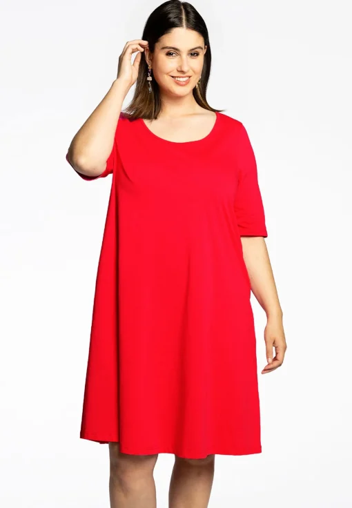 Jurk A-lijn COTTON