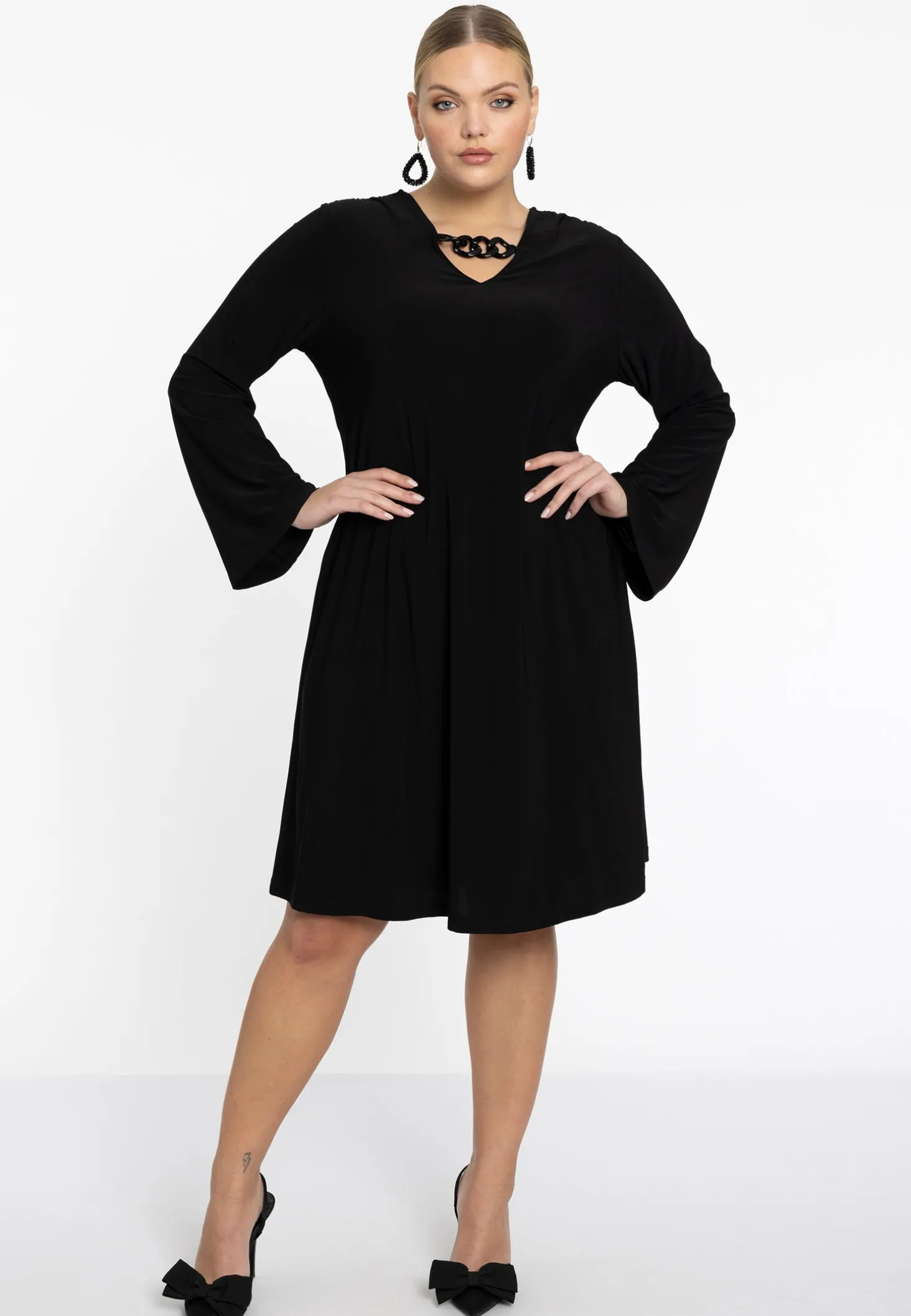 Jurk A-lijn met ketting DOLCE