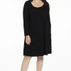 Jurk lange mouwen COTTON