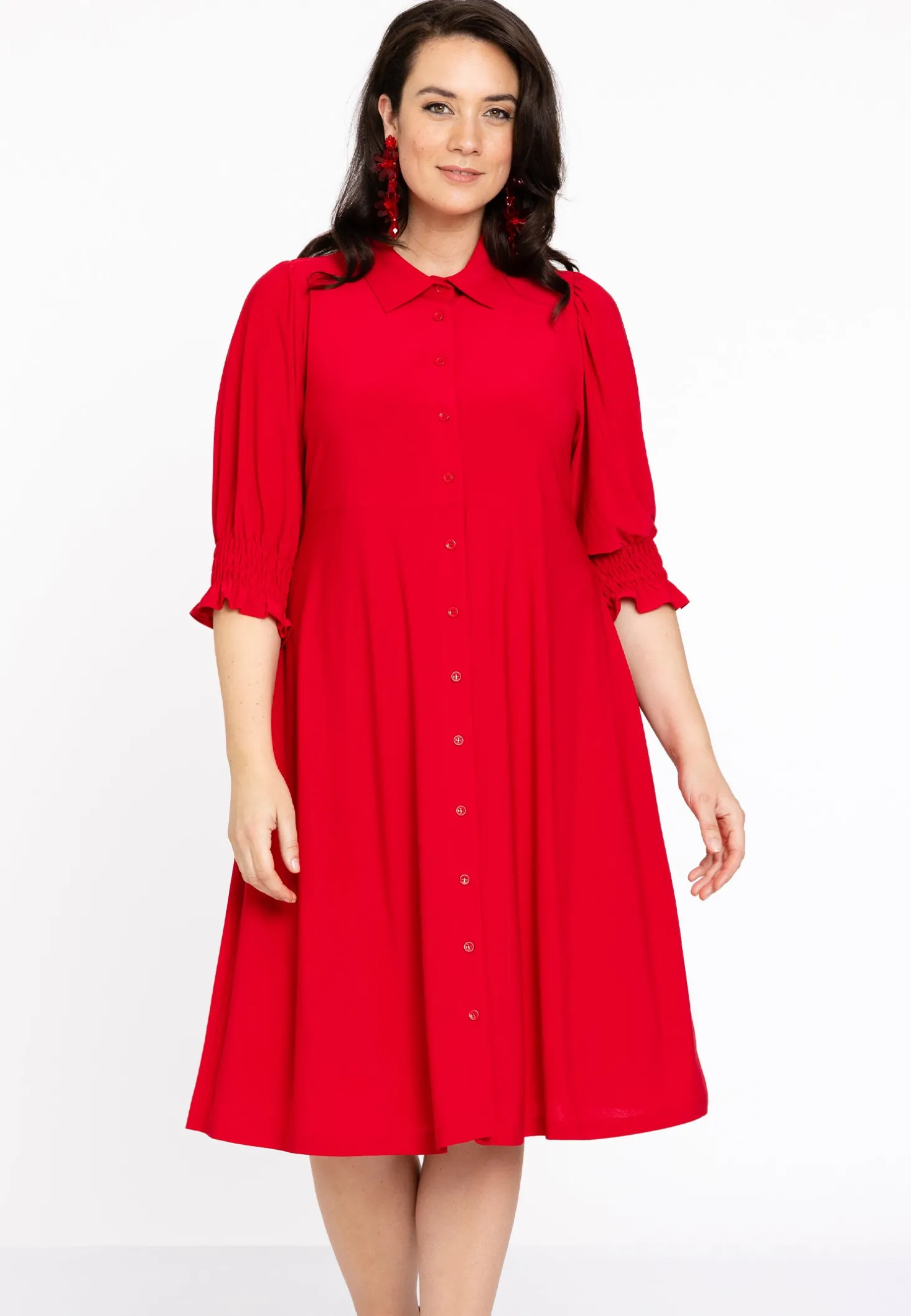 Jurk met knopen DOLCE