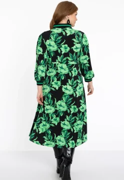 Jurk met rib hals FLORENCE