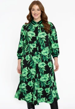 Jurk met rib hals FLORENCE