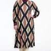 Jurk met rib PASTILLE