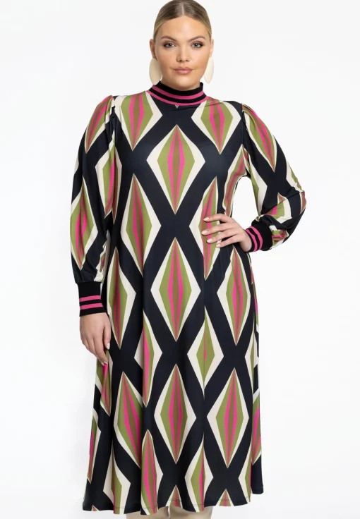 Jurk met rib PASTILLE