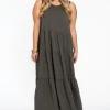Jurk met ruches COTTON
