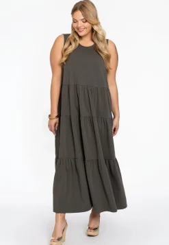 Jurk met ruches COTTON