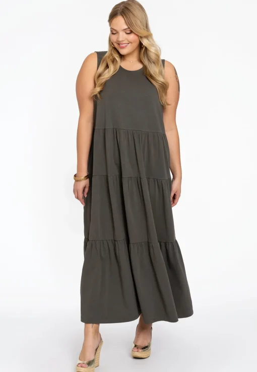 Jurk met ruches COTTON