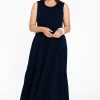 Jurk met ruches COTTON