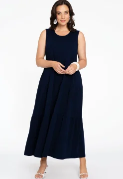 Jurk met ruches COTTON