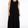 Jurk met ruches COTTON