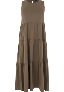 Jurk met ruches COTTON