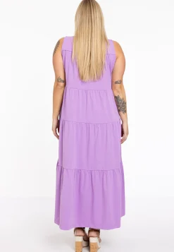Jurk met ruches COTTON