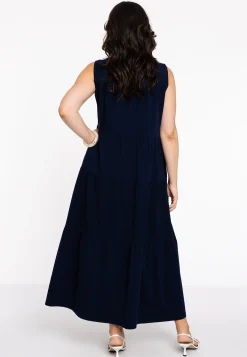 Jurk met ruches COTTON