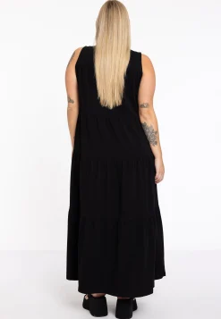 Jurk met ruches COTTON